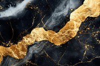 Luxurious black marble texture with golden veins and cracks on dark surface, abstract natural stone pattern for interior design and luxury backgrounds.