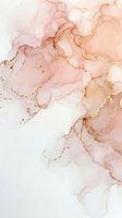 Abstract watercolor background with flowing pink and peach tones, gold foil accents and organic shapes for elegant design projects and stationery.
