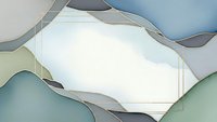 Abstract layered paper cut design with flowing organic shapes in soft pastel colors creating elegant dimensional artwork for modern interior decor.
