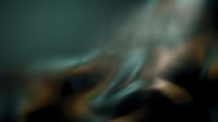 Blurred abstract motion with teal and bronze tones creating dynamic flowing movement, suitable for backgrounds, transitions, and modern design projects.