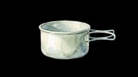 Vintage cooking pot with handle isolated on transparent background, ready for kitchen design, clipart, t-shirt graphics, print-on-demand products, stickers, and sublimation projects.