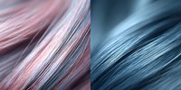Abstract flowing lines in pink and blue tones creating smooth wave-like patterns with soft gradient effects for modern graphic design backgrounds.