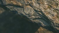 Rough textured stone surface with natural cracks and weathered patterns creating dramatic shadows and highlights for backgrounds and design projects.