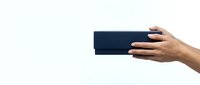 Hand holding modern smartphone taking photo or selfie on white background isolated for mobile technology and communication design.