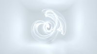 White cream swirl on light background for cosmetic skincare product advertising and beauty industry marketing materials.