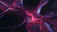 Abstract flowing liquid forms in vibrant purple and magenta hues create dynamic movement against dark background for modern digital art projects.