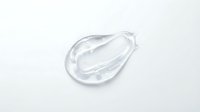 Clear gel serum or cosmetic skincare product sample isolated on white background, ready for beauty and wellness design applications.