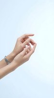 Female hands in gentle cupping gesture on white background, skincare and beauty concept for cosmetic product presentation and wellness advertising.