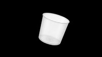 Clear plastic cup isolated on transparent background, ready for stickers, clipart, print on demand, T-shirt design, and sublimation projects.