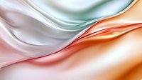 Abstract flowing waves in soft pastel colors with smooth gradients creating elegant motion blur effect for modern digital design backgrounds.