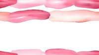 Seamless watercolor border in pink and coral tones with soft blending effects creates gentle waves pattern on white background, suitable for wedding stationery.