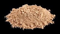 Loose powder makeup isolated on transparent background, ready for beauty product design, cosmetics packaging, sublimation, print-on-demand, and digital art projects.