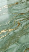Elegant green marble texture with flowing golden veins and natural stone patterns for luxury interior design and sophisticated backgrounds.