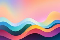 Abstract colorful wavy background with smooth gradient curves perfect for modern presentation designs, website headers, or creative digital projects.