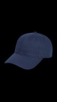 Navy blue baseball cap isolated on transparent background, ready for t-shirt design, sublimation, print-on-demand products, stickers and clipart applications.