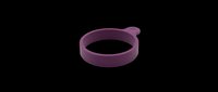 Purple silicone strainer or sieve with handle, isolated on transparent background. Ready for kitchen product design, e-commerce, print-on-demand, and digital crafts.