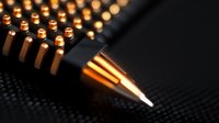 Macro shot of electronic circuit board connector pins with golden contacts glowing against dark background, highlighting technology precision and connectivity.