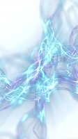 Abstract flowing energy waves in turquoise and purple colors creating dynamic motion patterns for modern digital art and creative design projects.