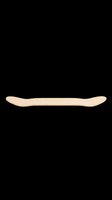 Wooden spreader knife isolated on transparent background, ready for clipart, t-shirt design, print-on-demand products, stickers, and sublimation projects.