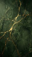 Dark green marble texture with golden veins and cracks creating elegant natural stone pattern for luxury interior design and architectural backgrounds.