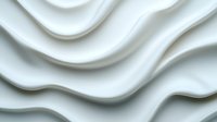 Smooth white waves creating elegant abstract background texture with soft shadows and curves, minimalist clean design pattern for luxury branding and modern decor.