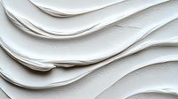 Minimalist white wavy lines creating abstract architectural texture with soft shadows and curved layers for modern interior design background and luxury branding.