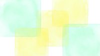 Abstract geometric composition with soft pastel green and yellow translucent squares overlapping on white background for modern design projects.