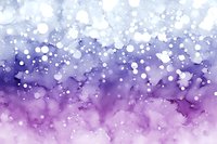 Dreamy purple watercolor background with white bokeh light effect, creating magical atmospheric texture for greeting cards and digital designs.