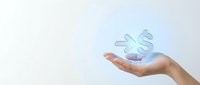 Caucasian hand holding glowing dollar sign symbol, representing financial growth, investment success, and money management for business and finance concepts.