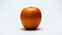 Fresh red apple isolated on white background, ready for food and nutrition design projects, healthy eating concepts, and culinary applications.
