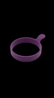 Purple cooking pan isolated on transparent background, ready for t-shirt design, clipart, stickers, sublimation and print-on-demand products.