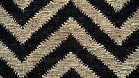 Woven jute chevron pattern in black and natural beige creates rustic zigzag texture for home decor and craft projects.