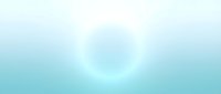 Glowing orb with soft light rays on gradient blue background, isolated design element for web, digital projects, and creative compositions.