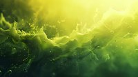 Vibrant green liquid abstract with dynamic swirls and light rays creating atmospheric underwater effect, suitable for backgrounds and creative design projects.