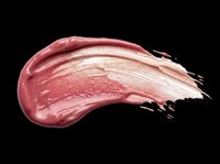 Pink glossy lip gloss smear isolated on transparent background, ready for beauty, cosmetic, makeup design use, stickers, print on demand, and T-shirt projects.