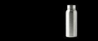 Stainless steel water bottle isolated on transparent background, ready for t-shirt design, stickers, clipart, print on demand, and sublimation projects.