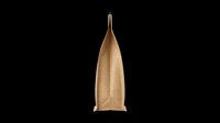 Elongated brown wooden teardrop shape with pointed top, isolated on transparent background. Ready for clipart, design elements, sublimation, print-on-demand products, and digital crafts.