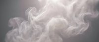 Swirling white smoke and fog creating abstract flowing patterns against a soft gray background, suitable for overlays, motion graphics, and atmospheric visual effects.