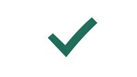 Green checkmark symbol on white background, isolated design element for approval, confirmation, and success indicators in digital and print materials.