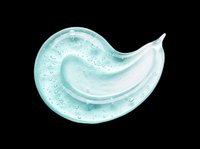Transparent gel serum texture with water droplets, isolated on transparent background. Ready for cosmetics, skincare, beauty product design, packaging, t-shirt designs, and print-on-demand applications.