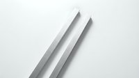 Minimalist white paper strips creating geometric shadows on clean background for modern design projects and contemporary branding materials.