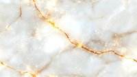Luxurious white marble texture with golden veins and cracks creating elegant natural pattern. Seamless stone surface background for interior design projects.