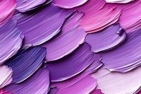 Vibrant purple and pink paint strokes create dynamic textural pattern. Abstract artistic background with thick acrylic brush marks in gradient colors. Macro photography.