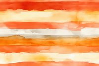 Vibrant orange and yellow watercolor stripes create abstract horizontal pattern with soft blending and fluid transitions, seamless repeat design for backgrounds.