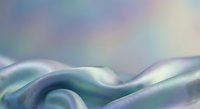 Holographic iridescent waves with rainbow gradient colors creating smooth flowing abstract background for modern digital design and futuristic concepts.