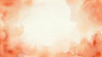 Watercolor wash in warm coral and peach tones with white negative space, suitable for backgrounds, invitations, and design overlays.