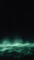 Ethereal green luminescent waves flow across dark background, creating mystical energy effect for supernatural, sci-fi, and fantasy design projects.