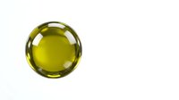 Golden olive oil droplet isolated on white background, perfect for culinary, food packaging, wellness and cooking design projects.