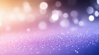 Dreamy purple and pink bokeh background with glitter sparkle effect and soft defocused lights creating magical atmospheric backdrop for festive designs.