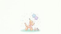 Young child with light skin tone reaching toward floating stars, surrounded by toys and blocks on white background, isolated design element suitable for nursery decor, children's products, greeting cards, and baby-themed applications.